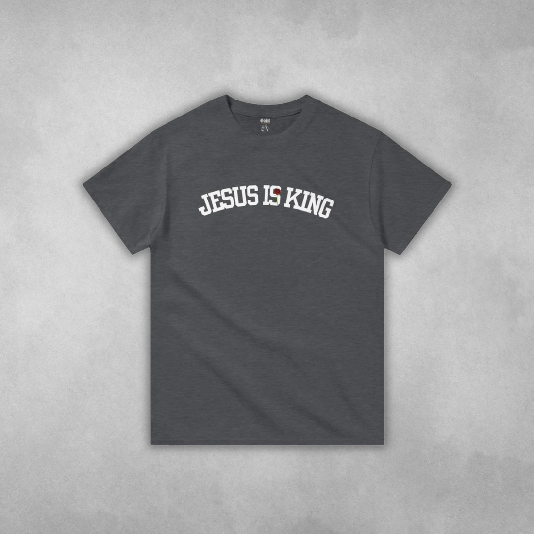 Jesus is King - Dark Grey Unisex Tshirt