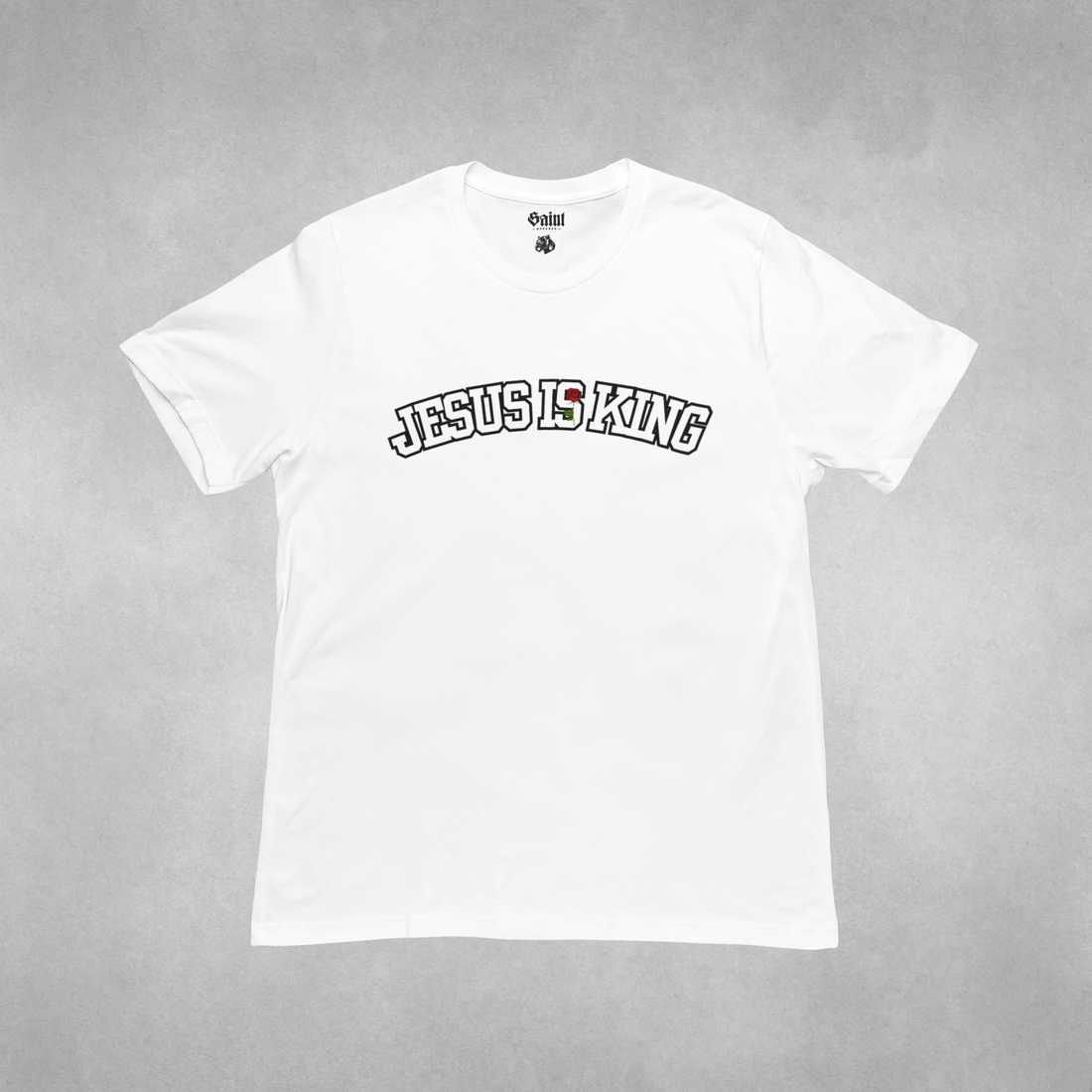 Jesus is King - White Unisex Tshirt