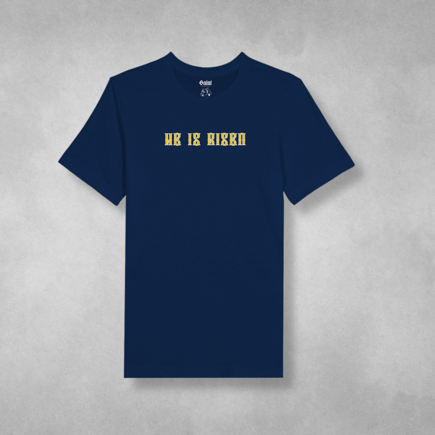 He Is Risen - Blue Tee