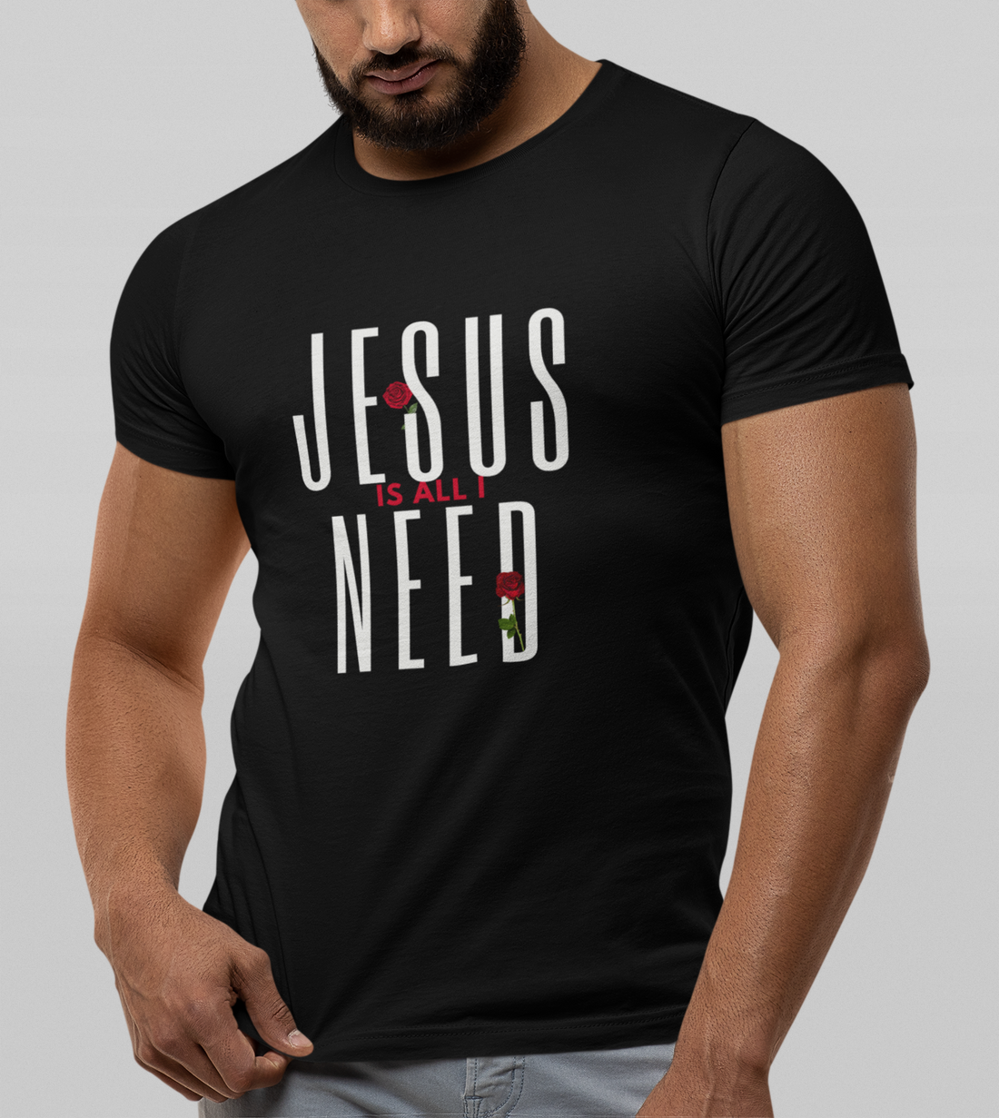 Jesus is all I Need - Unisex Black Tee
